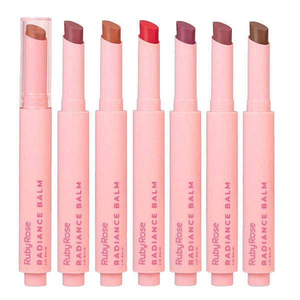 Ruby Rose - Lip Balm Stick Click Radiance L6501 - 12 Und