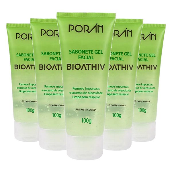 Poran - Sabonete Gel Facial Bioathiv PR114 - 6 Und