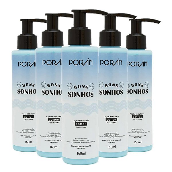 Poran - Loção Hidratante Bons Sonhos PR310 COTTON - 12 Und