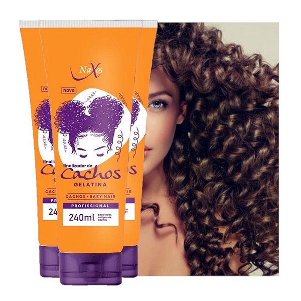 Naxos - Finalizador de Cachos Profissional 240ml - 12 Und