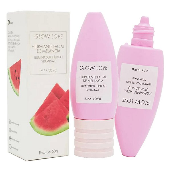 Max Love - Hidratante Facial Glow Love Melancia