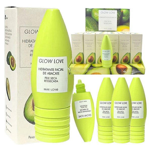 Max Love - Hidratante Facial Glow Love Abacate - 36 Und