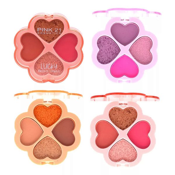 City Girls - Paleta de Sombras Lucky Day Trevo CG349 - 12 Un