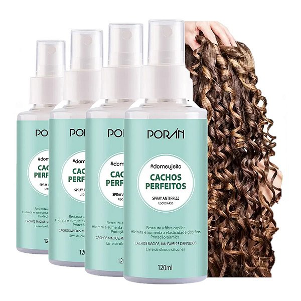 Poran - Spray Anti Frizz Cachos Perfeitos PR80 - 12 Und