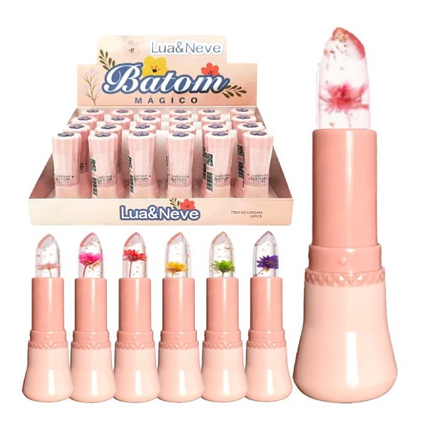 Lua e Neve - Batom Magico Flor LN02449 - 24 Und