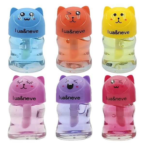 Lua e Neve - Lip Gloss Gatinho LN02268 - 6 Und