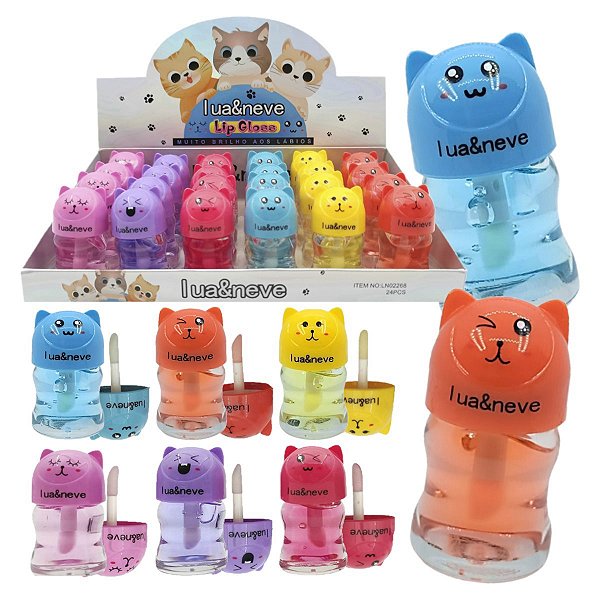 Lua e Neve - Lip Gloss Gatinho LN02268 - 24 Und