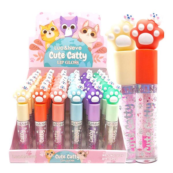 Lua e Neve - Lip Gloss Cute Catty Gato LN07029 - 36 Und