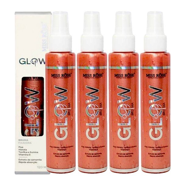 Miss Rose - Bruma Fixadora Glow Champagne MR075A - 6 Und