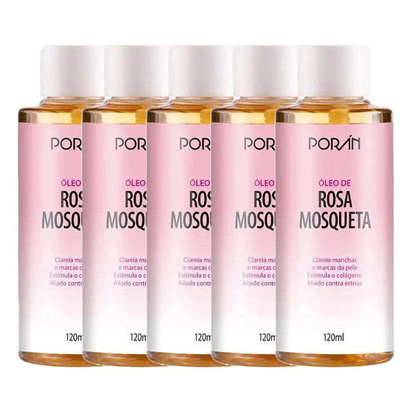 Poran - Oleo Corporal de Rosa Mosqueta PR50 - 6 Und