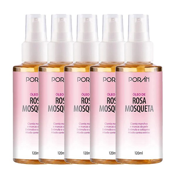 Poran - Oleo Corporal de Rosa Mosqueta PR50 - 6 Und