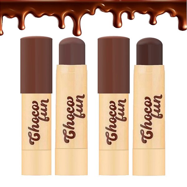 Fenzza - Contorno Stick Choco Fun 80% e 100% - 04 Unid