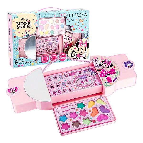 Fenzza - Kit Maquiagem c/ Espelho Minnie DIS059