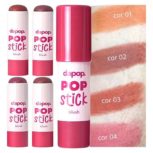 Dapop - Blush Pop Stick Bastão DP2310 - 12 Und