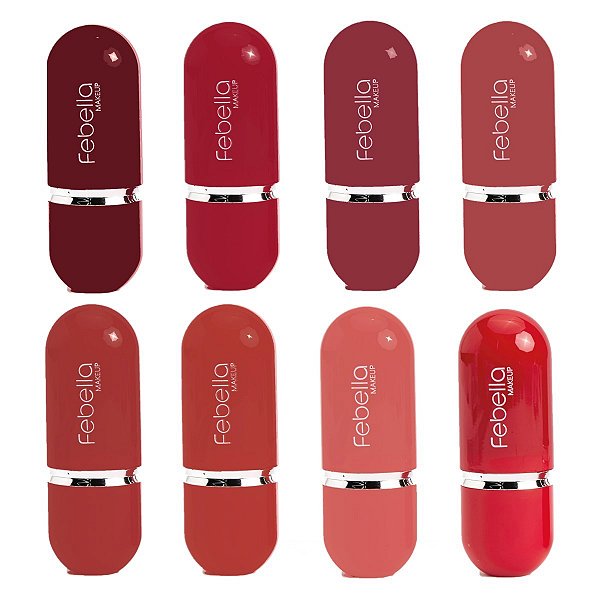 Febella - Batom Matte Boca Linda BM40213 - 8 Und