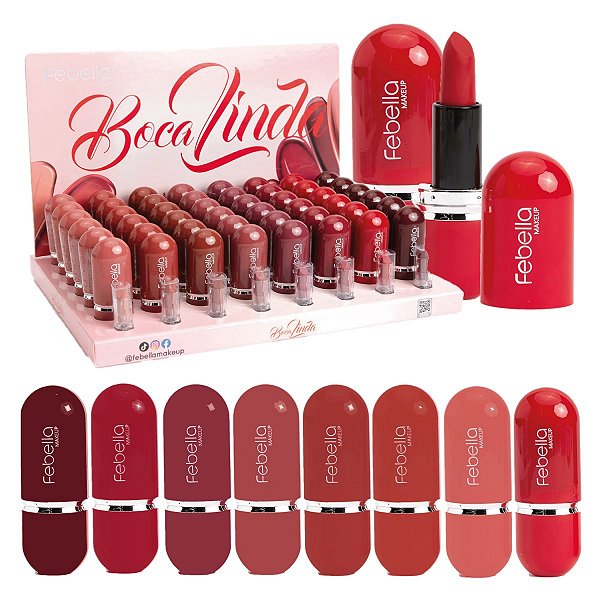 Febella - Batom Matte Boca Linda BM40213 - 48 Und