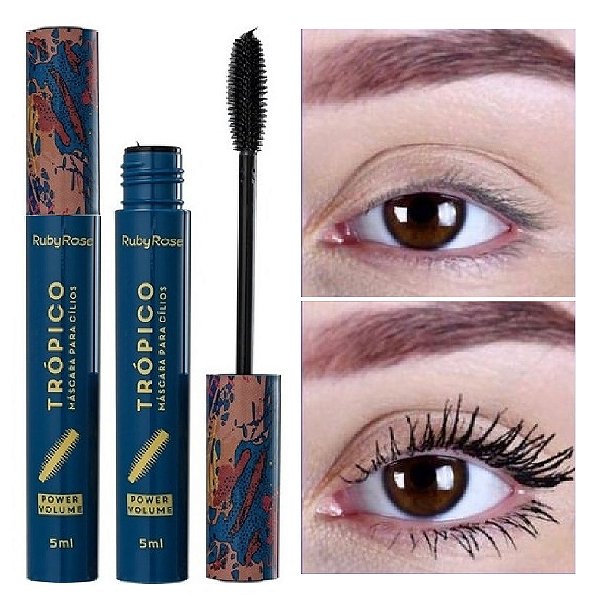 Ruby Rose - Mascara de Cilios Tropico HB501 - 4 Unid