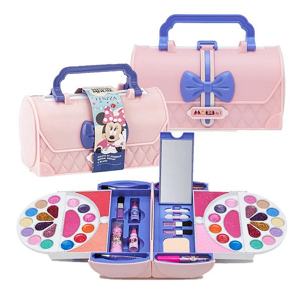 Fenzza - Kit de Maquiagem Disney Minnie Maleta DIS314 - 3 Un