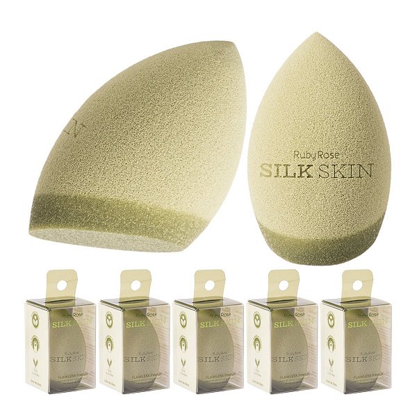 Ruby Rose - Esponja Flawless Finish Silk Skin - 06 Unid