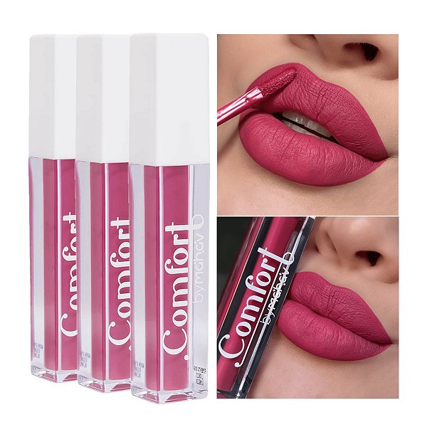 Mahav - Batom Matte Comfort Pimenta Rosa - 6 Und