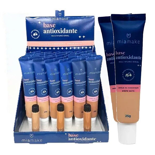 Mia Make - Base Antioxidante Escuras 327 - 24 Und