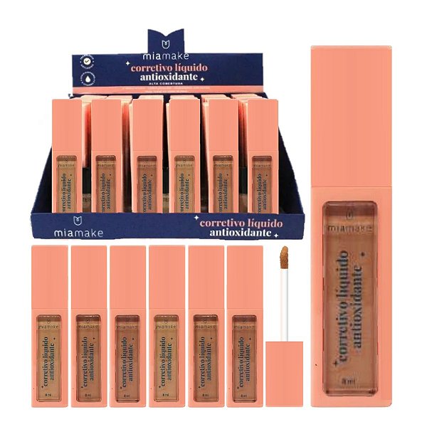 Mia Make - Corretivo Antioxidante Escuros 402 - 24 Und