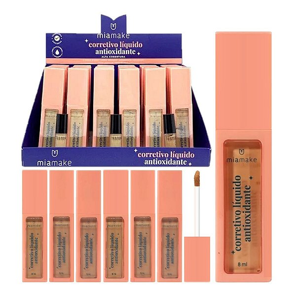 Mia Make - Corretivo Antioxidante Medio 401 - 24 Und