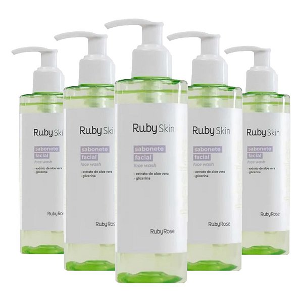 Ruby Rose - Sabonete Facial Basics Ruby Skin HB4400 - 12 Und