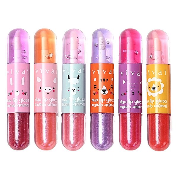 Vivai - Lip Gloss Duo Mundo Animal 3188 - 6 Und