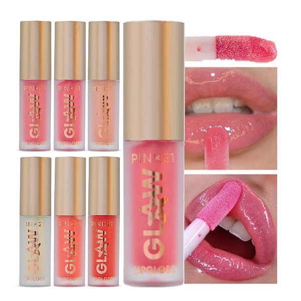 Pink 21 - Lip Gloss Glow CS5267 - 6 Und