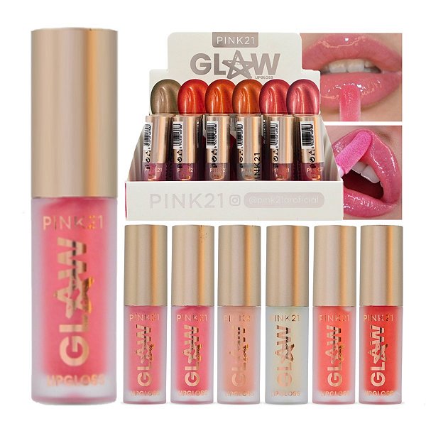 Pink 21 - Lip Gloss Glow CS5267 - 24 Und