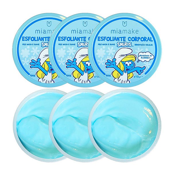 Mia Make - Esfoliante Corporal SMURFS 563 - 6 Und