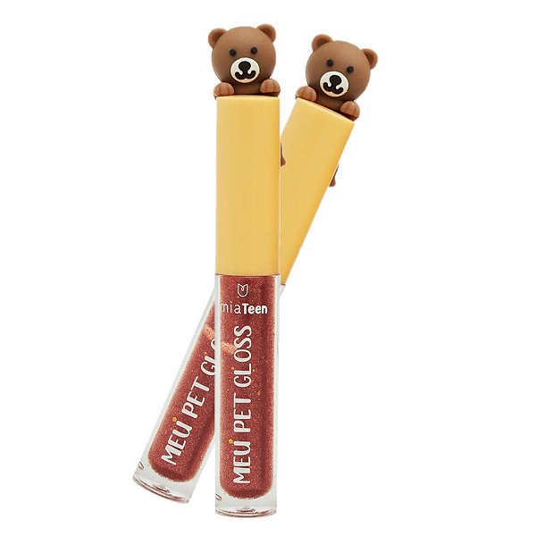 Mia Make - Lip Gloss Meu Pet 528 - URSO