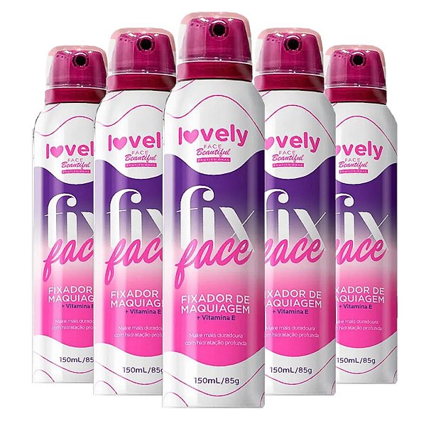 Face Beautiful - Fixador de Maquiagem Lovely FB450 - 12 Und