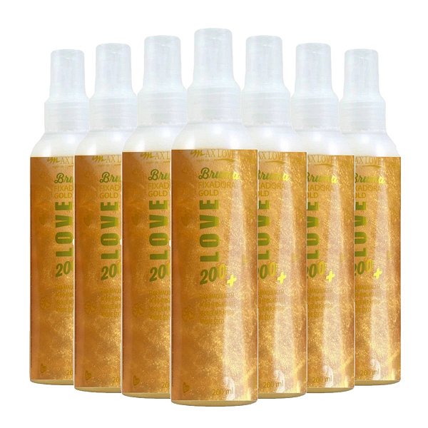 Max Love - Bruma Fixadora GOLD Vegana - 6 Und