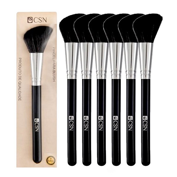 Cisne - Pincel para Blush Chanfrado Premium CP31A - 12 Und