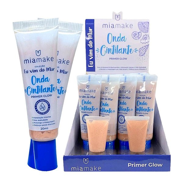 Mia Make - Primer Glow Hidratante Disfarça Poros 482 - 24 Un
