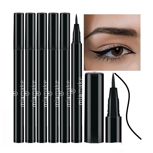 Mia Make - Delineador Preto em Caneta 319 - 6 Und