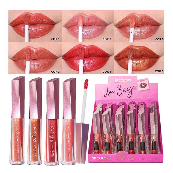 SP Colors - Lip Gloss Um Beijo Cintilante SP356 - 24 Und