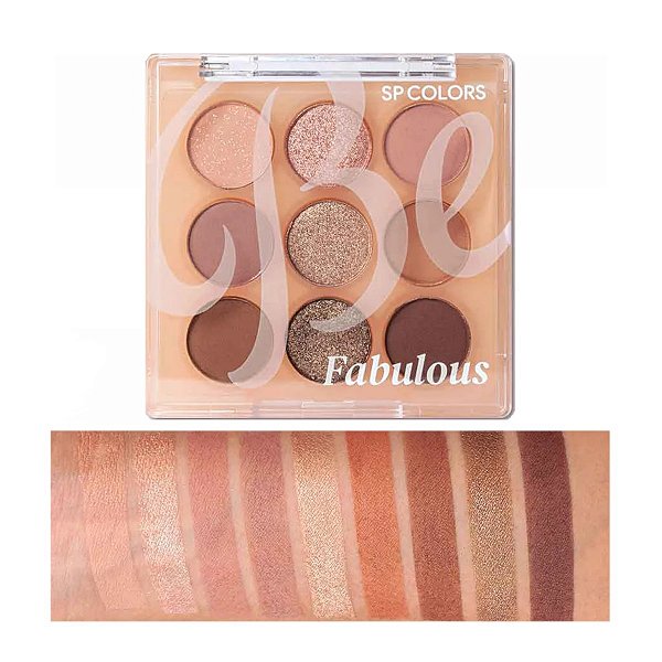 SP Colors - Paleta de Sombras Be Fabulous SP342 - Cor B