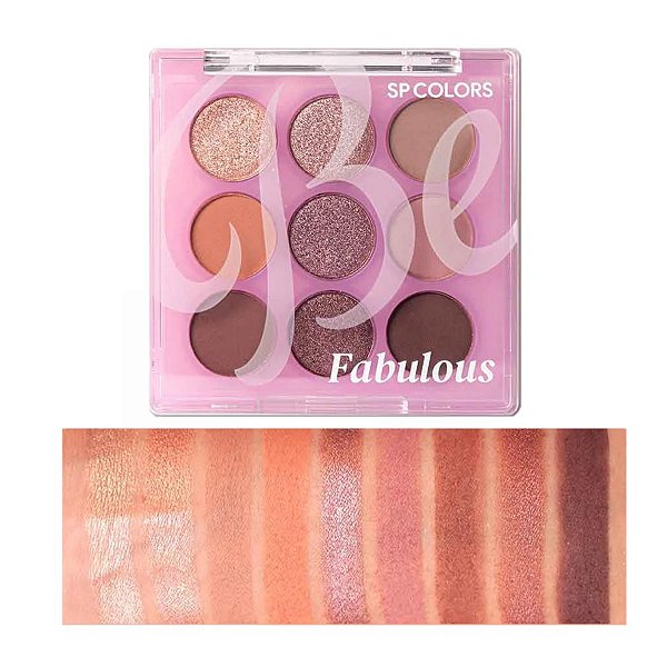 SP Colors - Paleta de Sombras Be Fabulous SP342 - Cor C