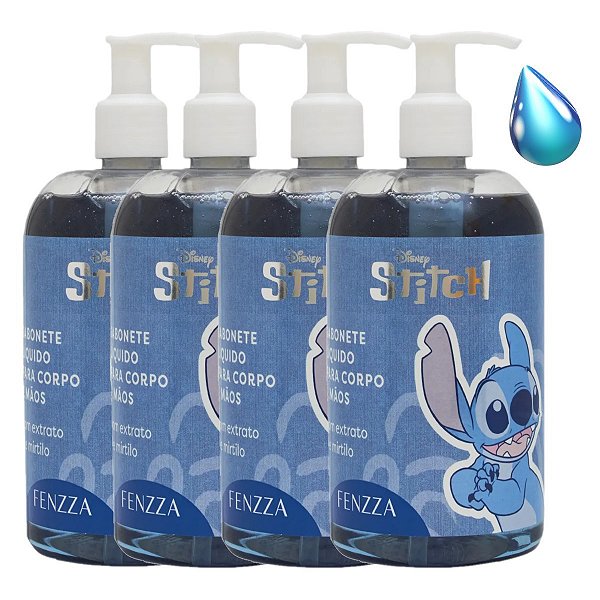 Fenzza - Sabonete Corpo e Mão Stitch Disney DIS217 - 6 Und