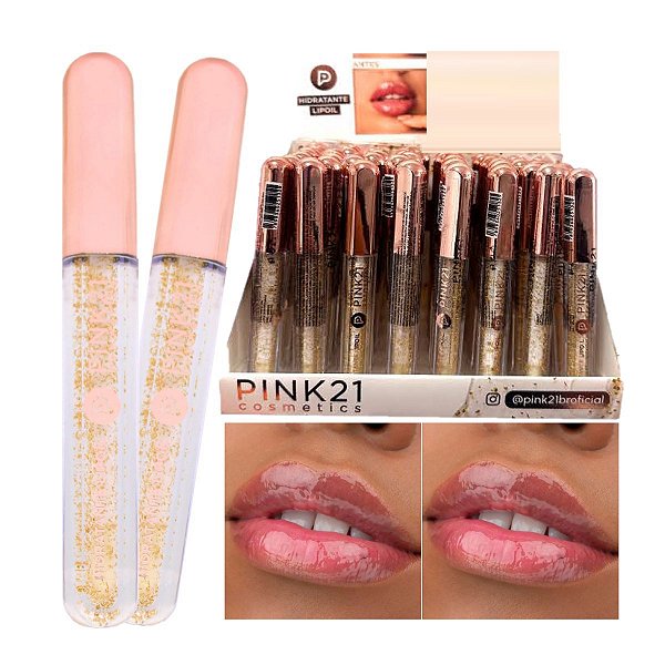 Pink 21 - Lip Oil Hidratante CS5263 - 48 Und