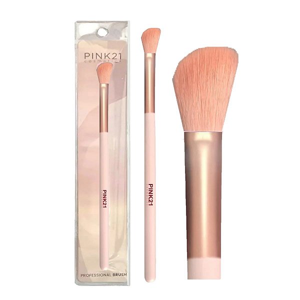 Pink 21 - Pincel Angular Olhos e Contorno do Nariz HB87281
