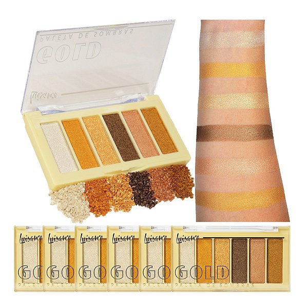 Luisance - Paleta de Sombras L3236 GOLD - 6 Und