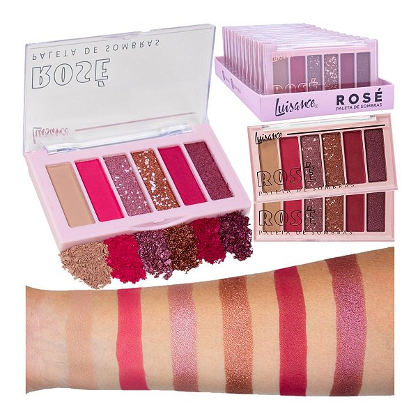 Luisance - Paleta de Sombras L3236 ROSE - 12 Und