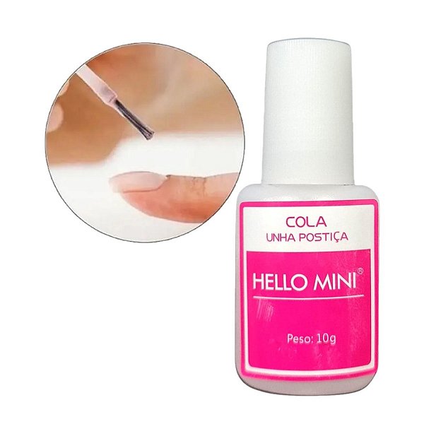 Hello Mini - Cola Para Unha Postiça Longa Duração OY370