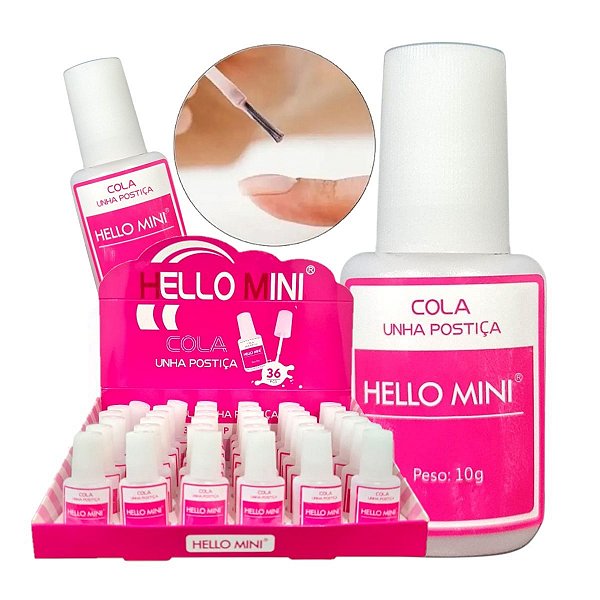 Hello Mini - Cola Para Unha Postiça OY370 - 36 Und