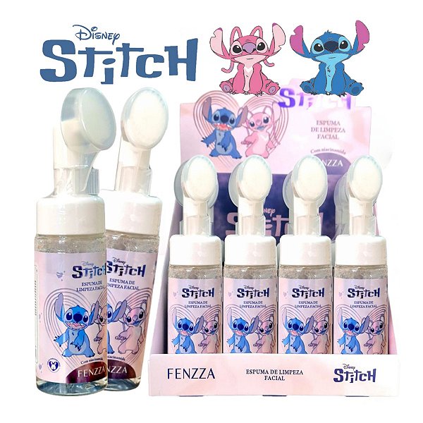 Fenzza - Espuma Limpeza Facial Stitch e Angel Disney - 12 Un