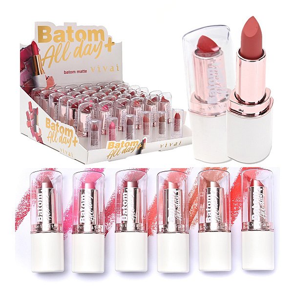 Vivai - Batom Matte All Day + 3244 - 36 Und
